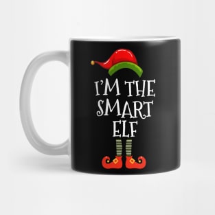 I am Smart Elf Funny T shirt Family Christmas Mug